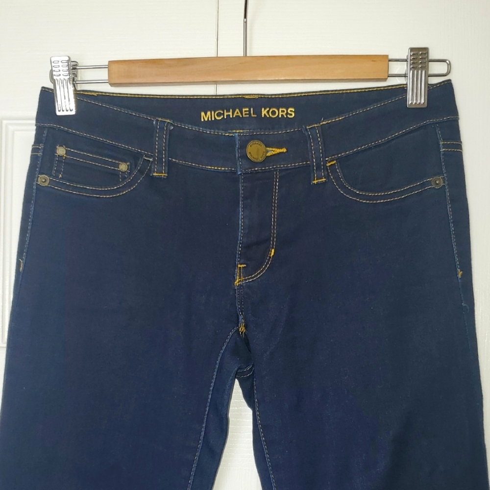 Michael Kors Women's Very Dark Blue Denim. Size 00.